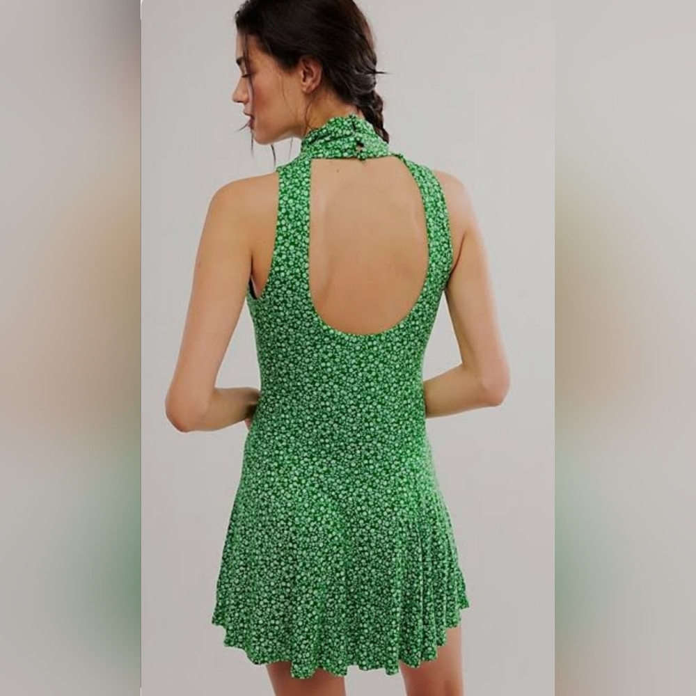 Free People Check It Mini Dress - Picture 2 of 4